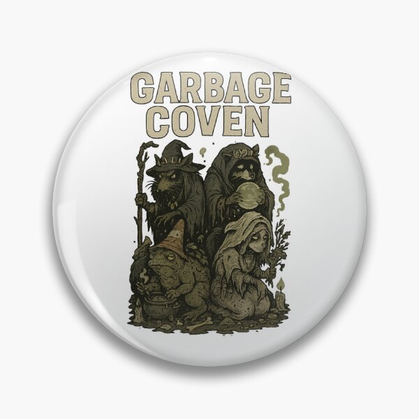 Item preview, Garbage Coven – Occult Animal Witch Gang designed and sold by ResinandRelics.