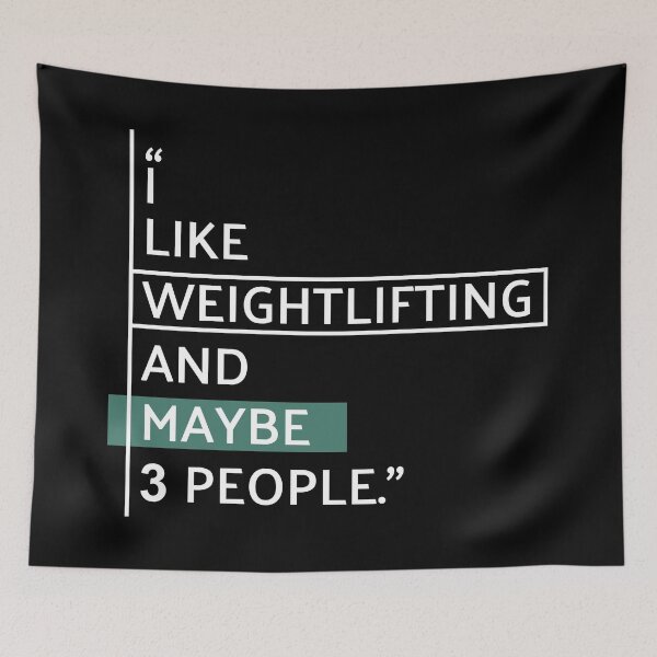 Item preview, I Like Weightlifting designed and sold by MaryAller.