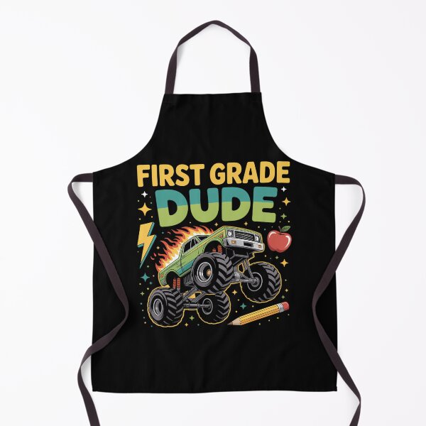 Item preview, 1st Grade Dude Monster Truck Back To School Student designed and sold by Sunset4Bones.