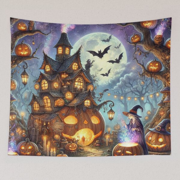Item preview, Midnight Mischief Witch Manor designed and sold by Dream Bloom Gallery.