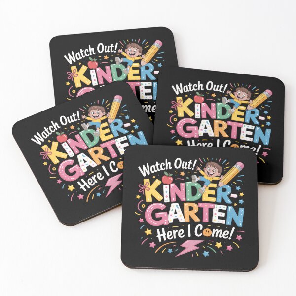 Item preview, Watch Out Kindergarten Here I Come Back To School designed and sold by Sunset4Bones.