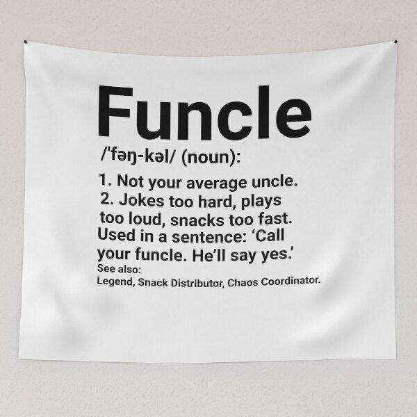 Item preview, Funcle Definition – Funny Uncle Gift Irresponsible Uncles designed and sold by LuxeGraphix.