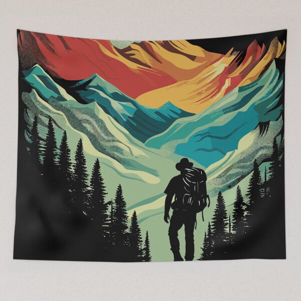 Item preview, Woodland Wonder Walk II Tee – Find Your Place Among the Peaks designed and sold by Woodland-Wonder.
