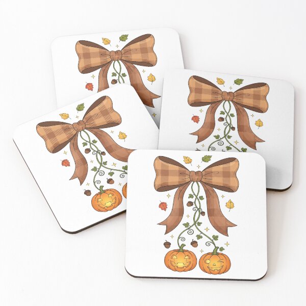 Item preview, Festive Croquette Bow with Dangling Jack-O-Lanterns #1 designed and sold by Arts My Passion.