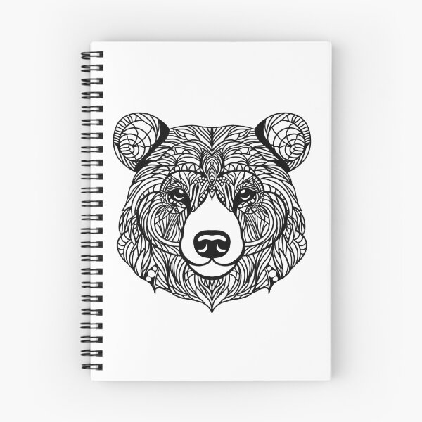 Item preview, Zentangle Bear Head  designed and sold by GloCraft.