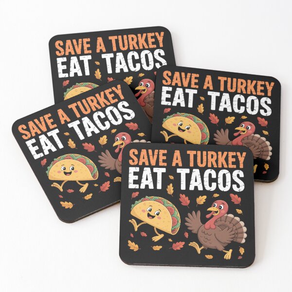 Item preview, Save Turkey Eat Tacos Funny Thanksgiving Day designed and sold by brynatshop.