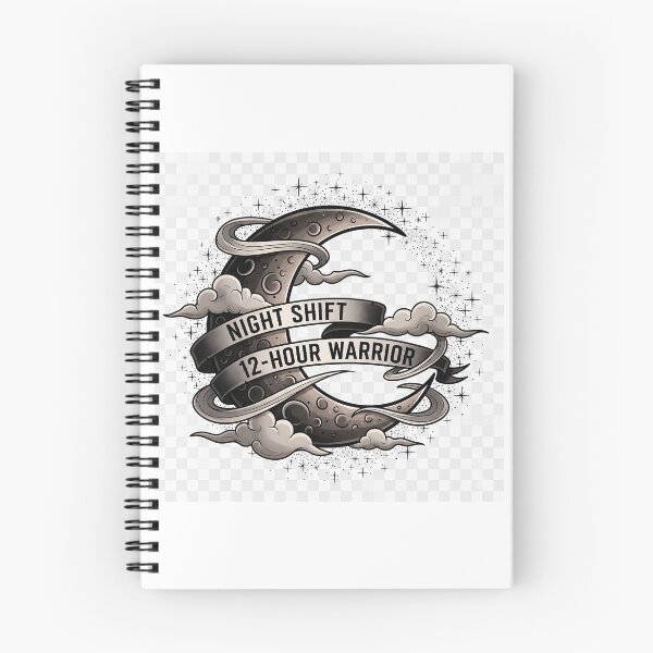 Item preview, NIGHT SHIFT 12-HOUR WARRIOR  designed and sold by ScrubCrewPrints.