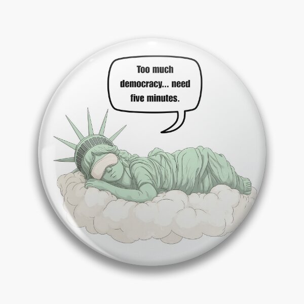 Item preview, Lady Liberty on Cloud Nine: Democracy Break Edition designed and sold by Mr-Tom-Tom.