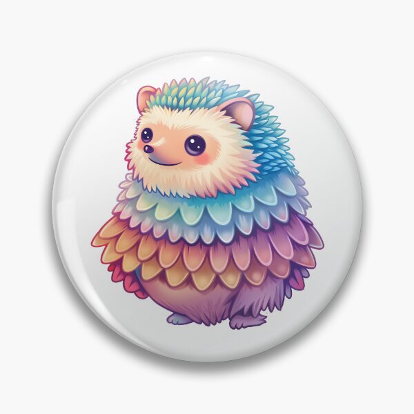 Item preview, Fantasy Hedgehog Magus Sticker – Cute Colorful Digital Illustration designed and sold by Mr-Tom-Tom.