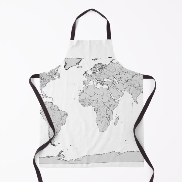 Item preview, Map of the World with Rivers Robinson Projection designed and sold by Tiffany Munro.