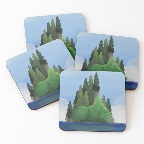 Item preview, New Eddystone Rock misty fjords alaska designed and sold by Addi Does Art.