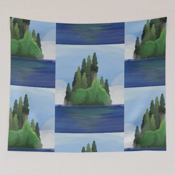 Item preview, New Eddystone Rock misty fjords alaska designed and sold by Addi Does Art.