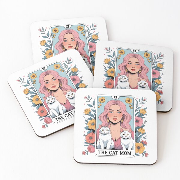 Item preview, The Cat Mom Tarot Card designed and sold by LoveOnPaper.