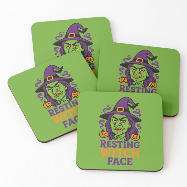 Item preview, Resting Witch Face Funny Halloween Graphic designed and sold by Stickteez.
