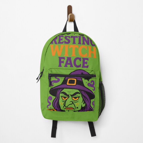 Item preview, Resting Witch Face Funny Halloween Graphic designed and sold by Stickteez.