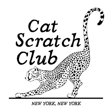 Artwork thumbnail, Cat Scratch Club Sticker – RENT Musical Inspired by LowlaBug Designs