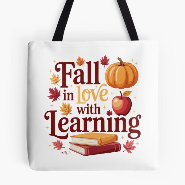Item preview, Back to School Autumn Fall In Love With Learning designed and sold by brynatshop.