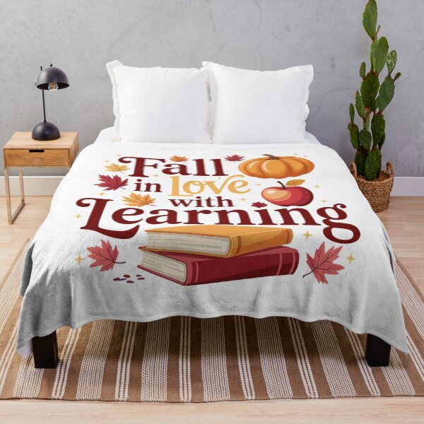 Item preview, Back to School Autumn Fall In Love With Learning designed and sold by brynatshop.