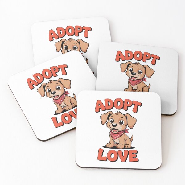 Item preview, Cute Puppy Adopt Love Rescue Dog designed and sold by Taans-Creation.