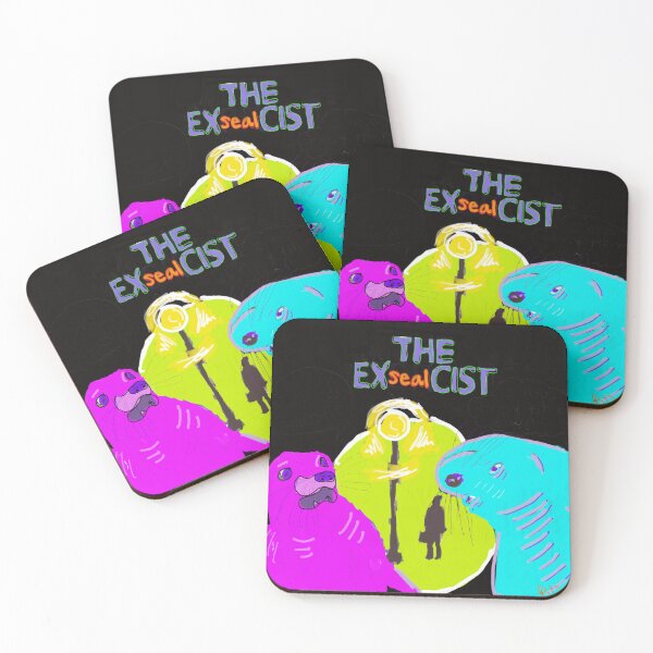 Item preview, Exsealcist - excorcist pun designed and sold by Colorfulmaiden.