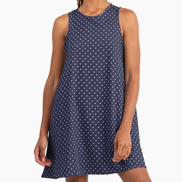 Navy Blue White Polka Dots" A-Line Dress for Sale by rewstudio | Redbubble Navy Blue White Polka Dots" A-Line Dress for Sale by rewstudio | Redbubble