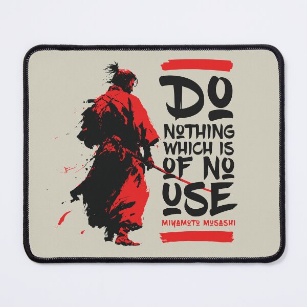 Item preview, Samurai Musashi "Do nothing which is of no use" designed and sold by ArtificialEye.