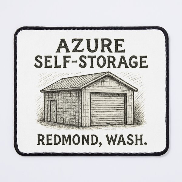Item preview, Azure Self-Storage Sketch designed and sold by Shirts By Shane.