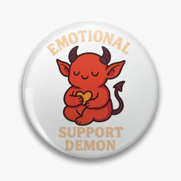 Item preview, My Emotional Support Demon designed and sold by ResinandRelics.