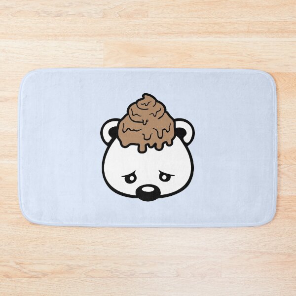 Item preview, Sad Ice Bear Shit On Top Head Poop Disgusting designed and sold by shirt-o-mat.