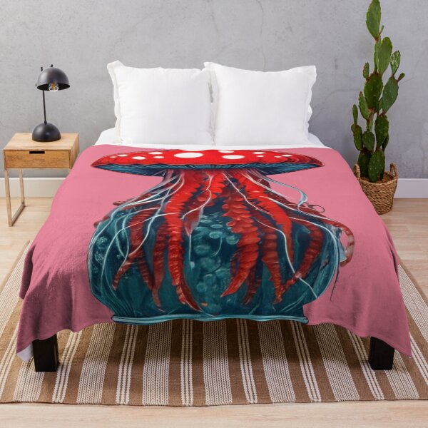 Item preview, Jellyshroom Drift: Majestic Mushroom Medusa in Motion designed and sold by JumWow.