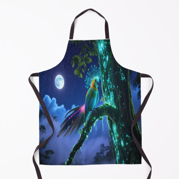 Item preview, Bioluminescent Bird Mystical Rainforest Night designed and sold by Max Store.