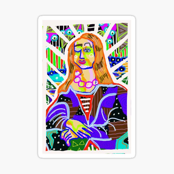 Artikel-Vorschau von Mona Lisa neu interpretiert, designt und verkauft von Colorfulmaiden.