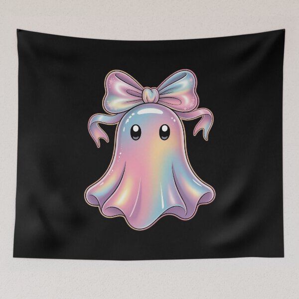 Item preview, Ghost Pumpkin Coquette Halloween Pumpkin Cute designed and sold by CookWorldLaughs.