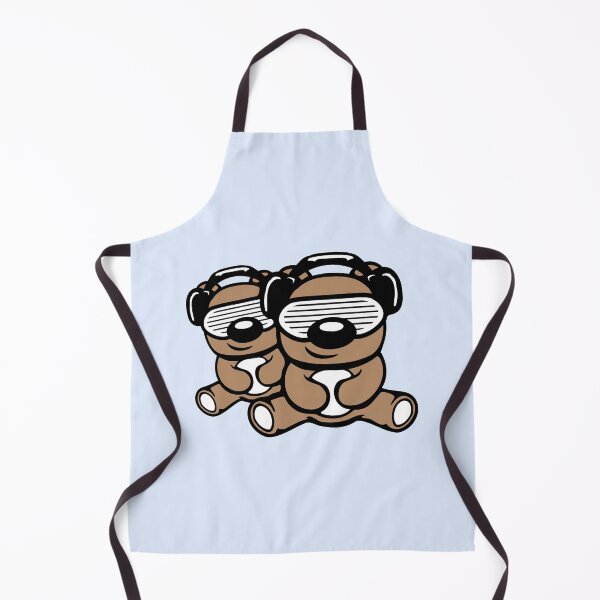 Artikelvorschau, 2 Bären DJ Schlitze Brille Kopfhörer Party Musik Club Team Freunde entworfen und verkauft von shirt-o-mat.