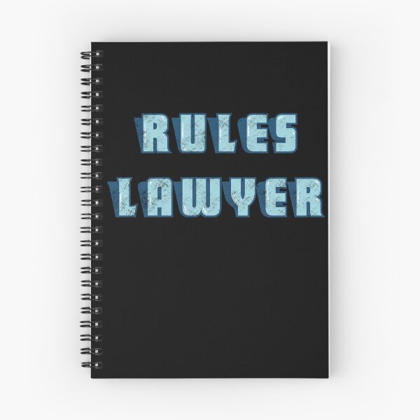 Item preview, Rules Lawyer - Blue Tabletop Gamer designed and sold by Druid Soup.