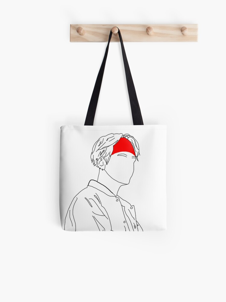 V of BTS Pop Art Tote Bag by Santi Yuliana - Pixels