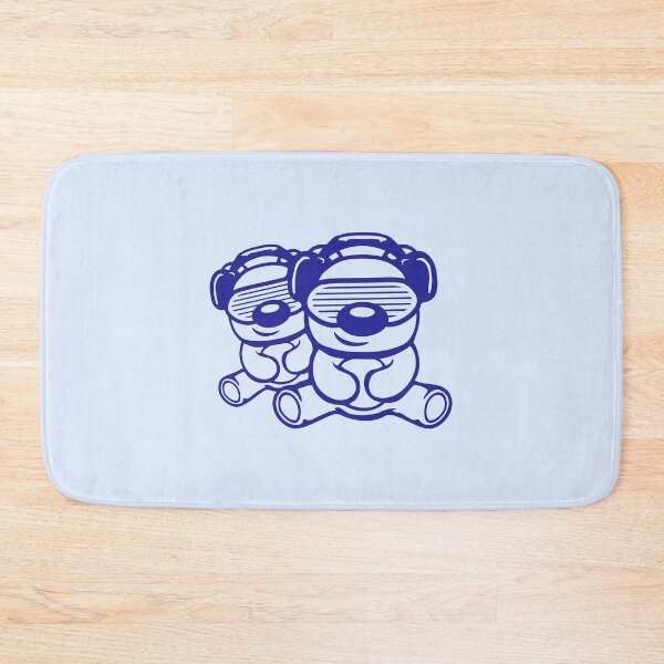 Item preview, 2 Bears DJ Slits Glasses Headphones Party Music Club Team Friends designed and sold by shirt-o-mat.