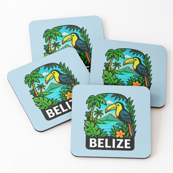 Item preview, Belize - Tropical Jungle and Barrier Reef Adventure designed and sold by Myra365Art.