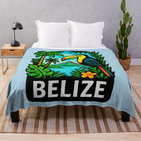 Item preview, Belize - Tropical Jungle and Barrier Reef Adventure designed and sold by Myra365Art.