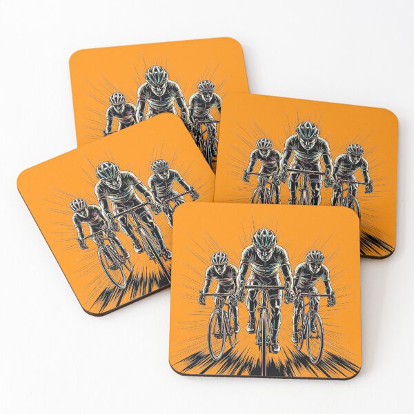 Item preview, Trio of Cyclists in a Breakaway - Team Speed designed and sold by All-Shopping.