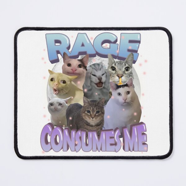 Item preview, Funny Meme Rage Consumes Me Cat designed and sold by AShanDome.