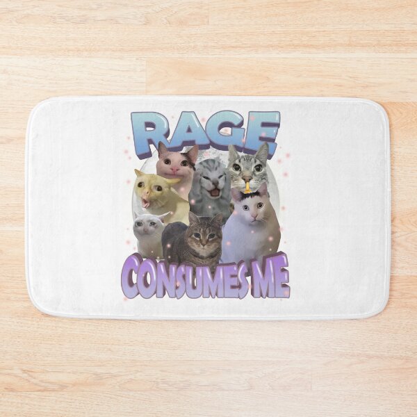Item preview, Funny Meme Rage Consumes Me Cat designed and sold by AShanDome.