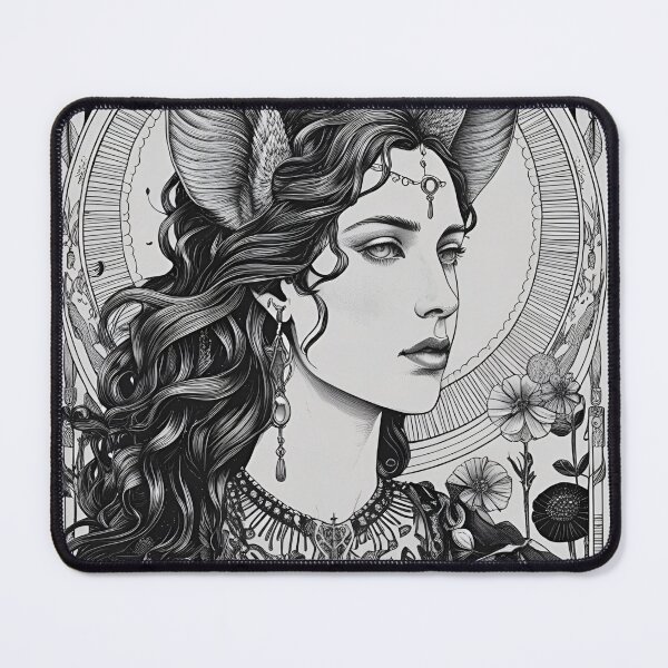 Item preview, Aquarius Design Aesthetic Woman designed and sold by LoveOnPaper.