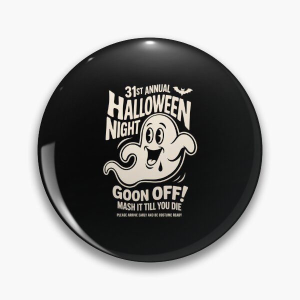 Item preview, Goon Off, Halloween Night, Funny Ghost Halloween Goth designed and sold by CookWorldLaughs.
