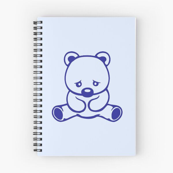 Item preview, Sad Teddy Bear Big Nose Crying Unhappy Look Downcast Head designed and sold by shirt-o-mat.