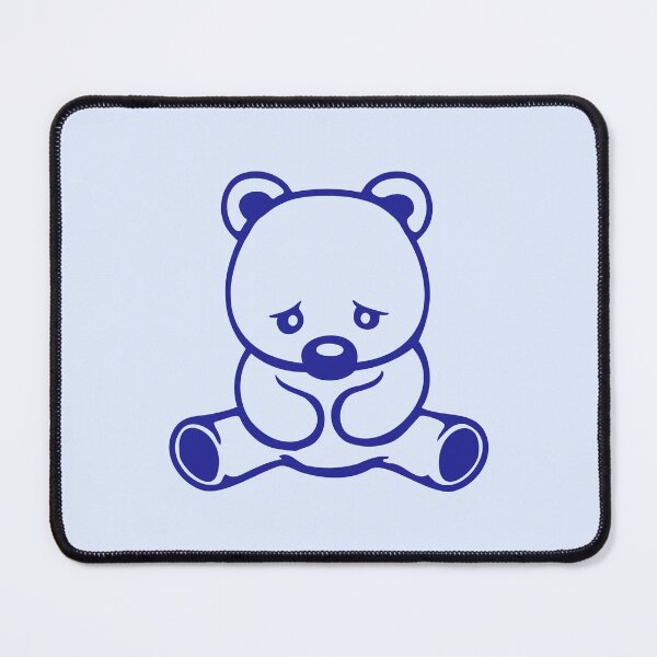 Item preview, Sad Teddy Bear Big Nose Crying Unhappy Look Downcast Head designed and sold by shirt-o-mat.