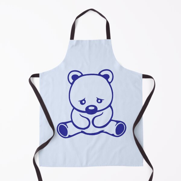 Item preview, Sad Teddy Bear Big Nose Crying Unhappy Look Downcast Head designed and sold by shirt-o-mat.