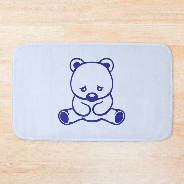 Item preview, Sad Teddy Bear Big Nose Crying Unhappy Look Downcast Head designed and sold by shirt-o-mat.
