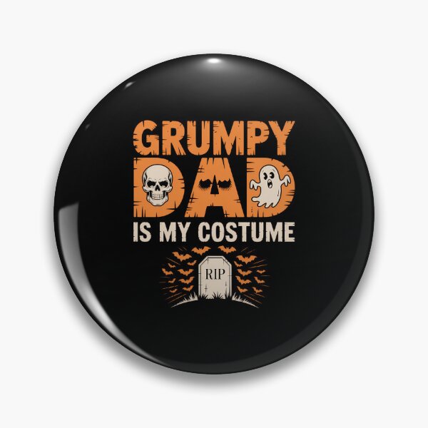 Item preview, Grumpy Dad Is My Costume Funny Halloween Papa designed and sold by CookWorldLaughs.