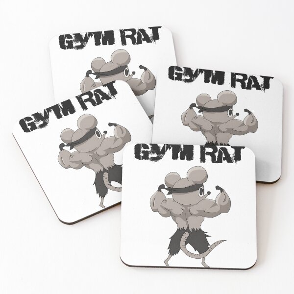 Item preview, Muscle mice flix in gym sticker designed and sold by abriellaStudios.